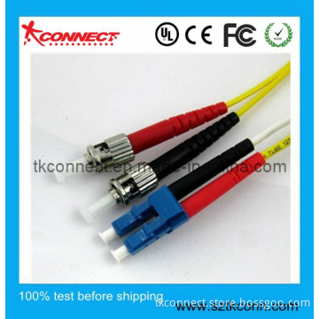 St/LC 9/125 Duplex Fiber Optic Patch Cord